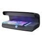 Detector de billetes falsos safescan 55 con tres luces led ultravioleta modo encendido/espera