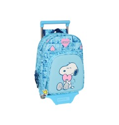 Mochila safta mod. 185 con carro 705 snoopy love 340x260x110 mm