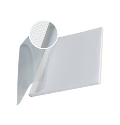 Tapa de encuadernacion leitz impressbind flexible din a4 lomo 7 mm blanco capacidad 70 hojas caja de 10 unidades