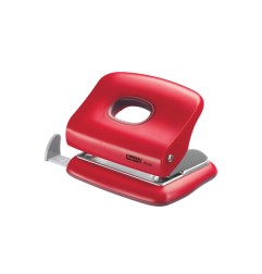 Taladrador rapid fc20 plastico color rojo capacidad 20 hojas