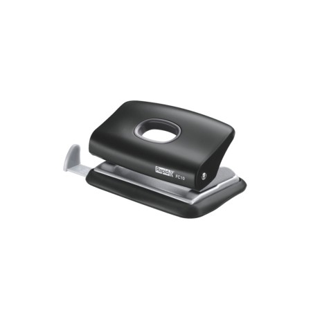 Taladrador rapid fc10 plastico color negro capacidad 10 hojas