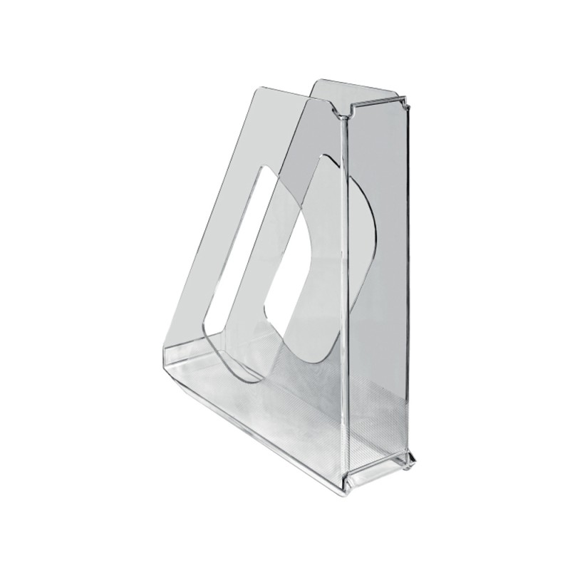 10 Unidades - Revistero esselte europost plastico cristal transparente 72x313x260 mm 10 Unidades - Revistero esselte europost plastico cristal transparente 72x313x260 mm