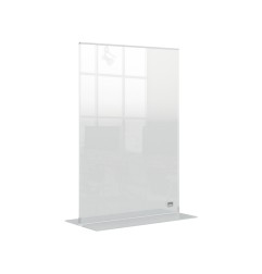 Portaposter nobo acrilico transparente sobremesa din a4