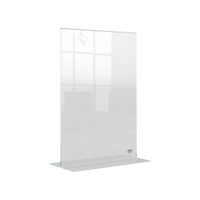 Portaposter nobo acrilico transparente sobremesa din a4