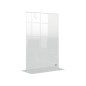 Portaposter nobo acrilico transparente sobremesa din a4