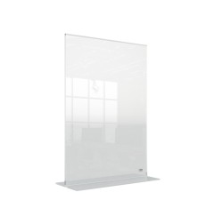 Portaposter nobo acrilico transparente sobremesa din a3