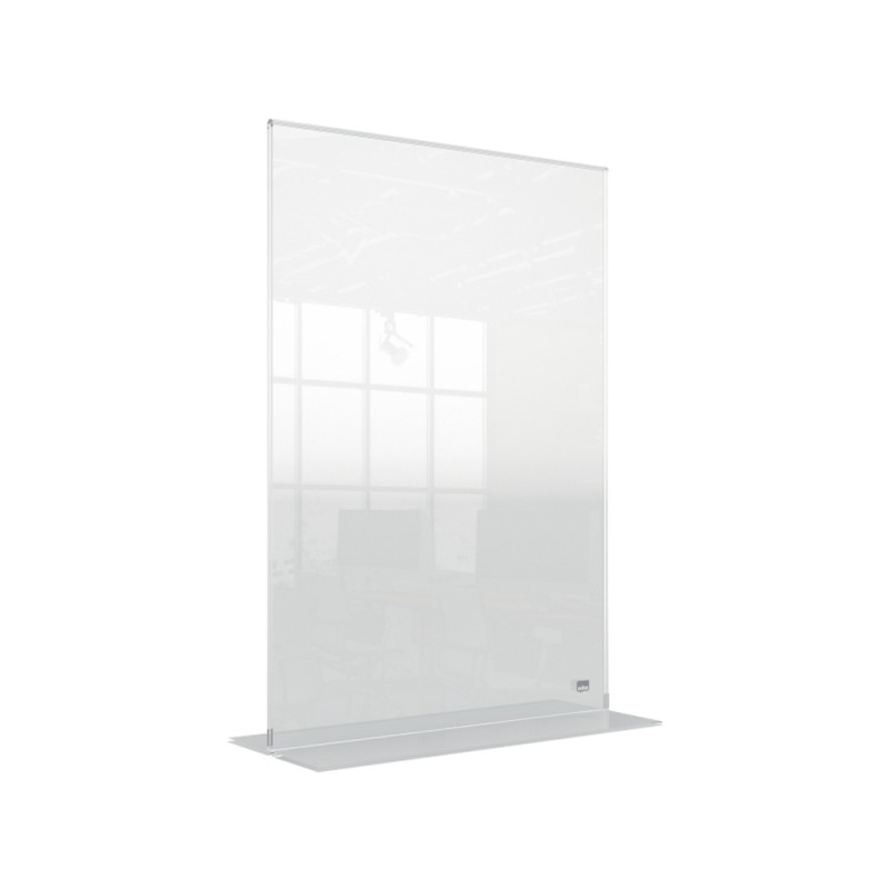 Portaposter nobo acrilico transparente sobremesa din a3