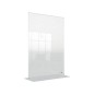 Portaposter nobo acrilico transparente sobremesa din a3
