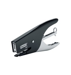 Grapadora rapid de tenaza s51 capacidad 15 hojas usa grapas n 21 color negro