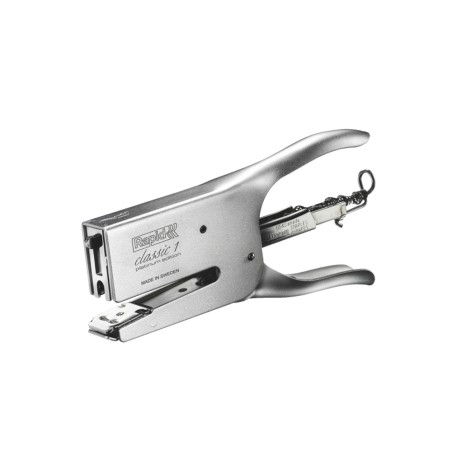 Grapadora rapid de tenaza k1 classic cromada capacidad 50 hojas usa grapas 24/6 y 24/8