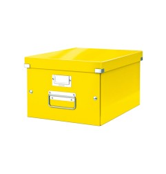 Caja leitz click&store mediana color amarillo 281x200x369 mm
