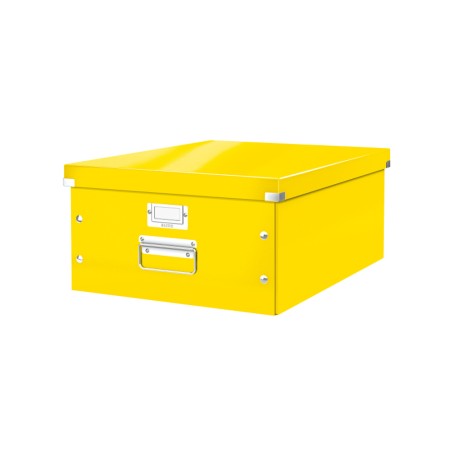Caja leitz click&store grande color amarillo 369x200x484 mm