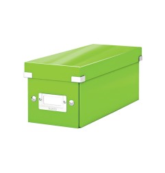 Caja leitz click&store cd box color verde 143x147x352 mm