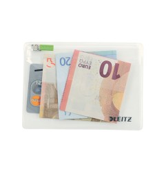 Bolsa zipper leitz tamaño xs 120x90 mm transparente set de 2 unidades