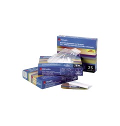 Bolsa de residuos rexel para destructora de documentos as100 40 litros caja de 100 unidades