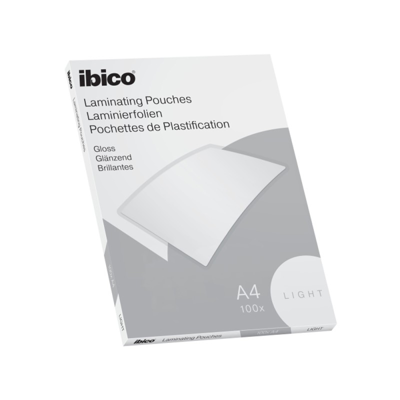 Bolsa de plastificar ibico din a4 light caja de 100 unidades