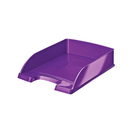 5 Unidades - Bandeja sobremesa plastico leitz wow vertical color violeta 255x70x357 mm