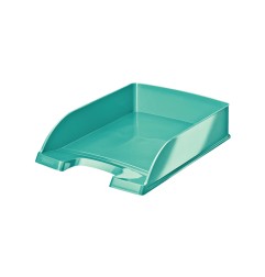 5 Unidades - Bandeja sobremesa plastico leitz wow vertical color turquesa 255x70x357 mm