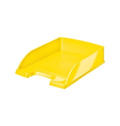5 Unidades - Bandeja sobremesa plastico leitz wow vertical color amarillo 255x70x357 mm