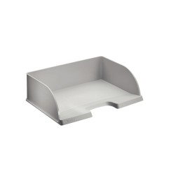 4 Unidades - Bandeja sobremesa plastico leitz plus jumbo apaisada color gris 363x103x273 mm