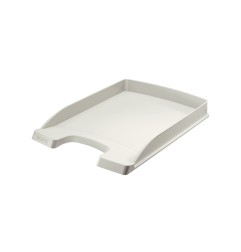 10 Unidades - Bandeja sobremesa leitz plus slim color gris 255x35x357 mm