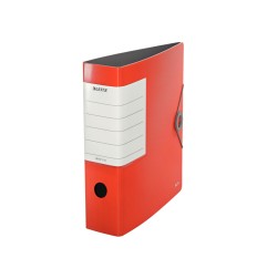 5 Unidades - Archivador de palanca leitz solid 180 din a4 polipropileno lomo 75 mm color rojo claro
