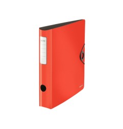 5 Unidades - Archivador de palanca leitz active solid 180 din a4 polyfoam lomo 65 mm color rojo