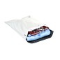 100 Unidades - Sobre q-connect de plastico bolsa para envios 100% recicladas con autocierre color blanco 340x420 mm