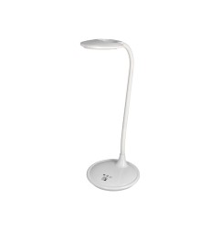 Lampara de escritorio q-connect led 5w 250 lm con lupa iluminación ajustable blanco
