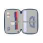 Plumier escolar safta triple 37 piezas como entrenar a tu dragon 195x125x55 mm