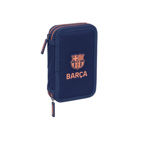 Plumier escolar safta doble pequeño 29 piezas f.c. barcelona 2ª equipacion 25/26 195x125x40 mm