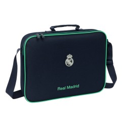 Cartera escolar safta extraescolares real madrid 2ª equipacion 25/26